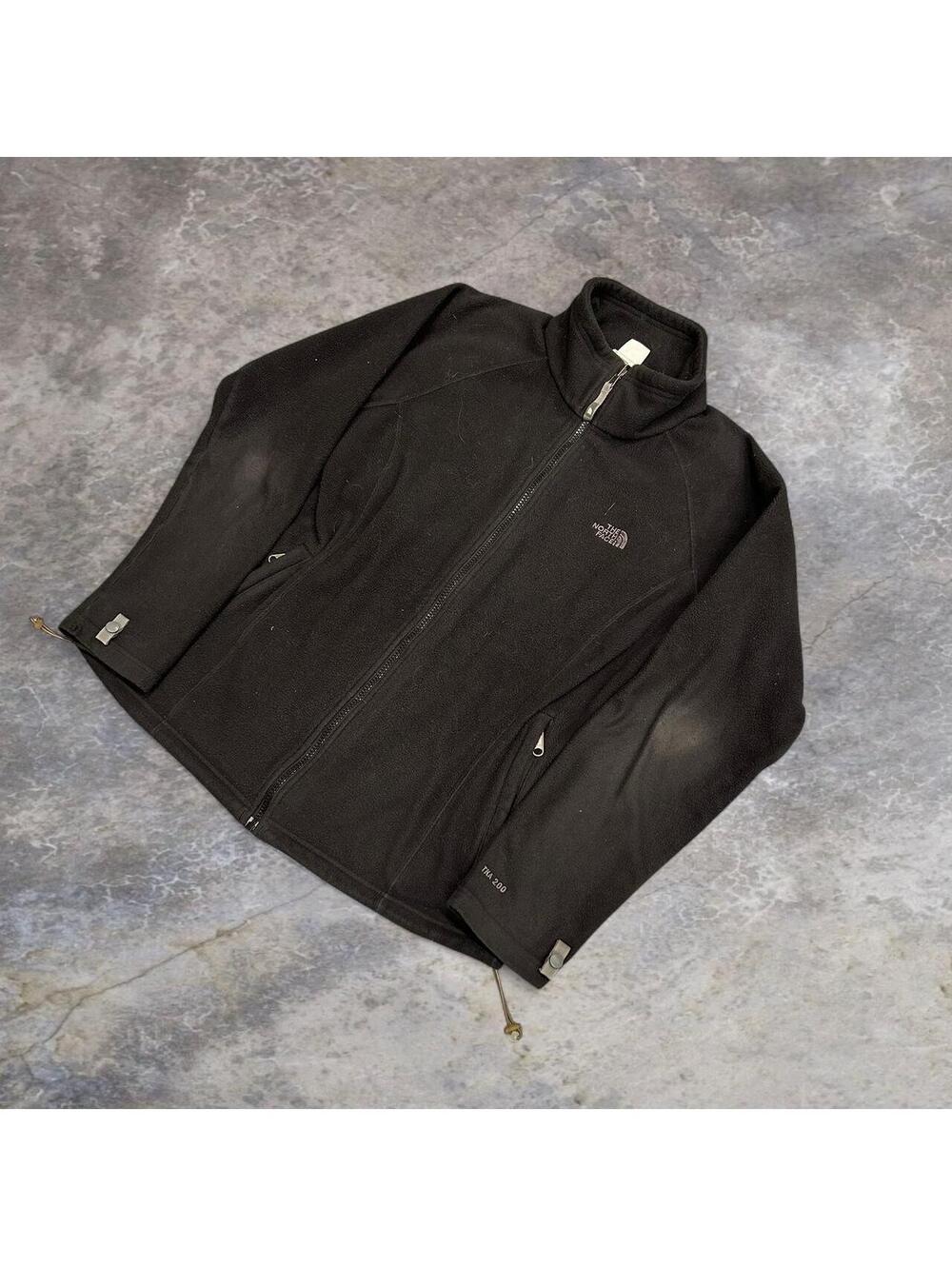 Black The North Face fleece jacket #outdoor